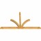 Ekena Millwork Richland Rough Sawn Timber Gable Bracket, Western Red Cedar, 108"W x 63"H x 4"D x 4"F, 14/12 Pitch GBW108X63X0404RIC00RWR - alternate 2